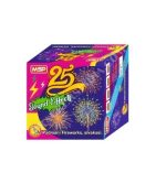 25 SHOTS FESTIVAL COLOUR CRACKERS