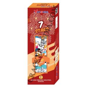 7 STARS 3 3/4" -7 STEPS COMETS FANCY CRACKERS -1 PCS